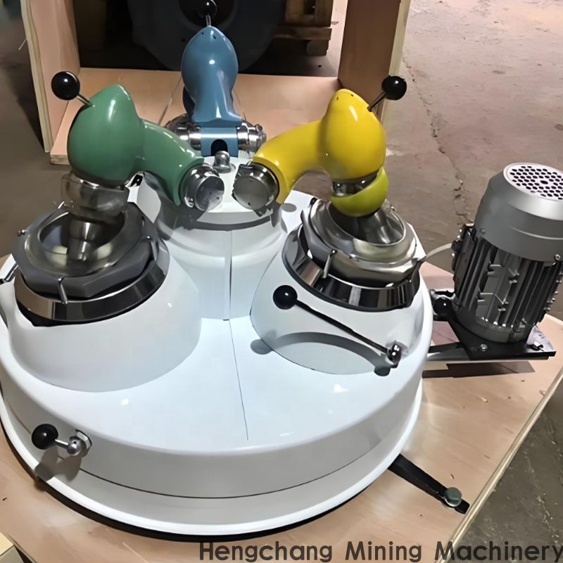 Three Mortar Lab Grinder